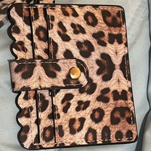Leopard wristlet bought from boutique